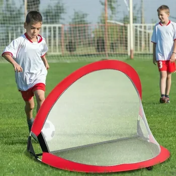 1PCSFootball tikslas Vaikas Geriamojo Kabrioleto Tikslas futbolo Futbolo Lauko Mokymo Ju Interaktyvus Žaislas futbolo Futbolo vartų tinklą Veidrodėliai