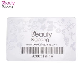 BeautyBigBang Štampavimo Nagų Plokštelės Stamper Grandiklis 10VNT Nagų Dailės lenkijos Antspaudas Plastiko 