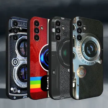 derliaus kameros, Telefono dėklas, skirtas Samsung Galaxy A31 A50 A10s A20s A71 A70 A30 A40 A51 A20 A10 A41 A20e A10e Atgal, Juodas Minkštas Viršelis