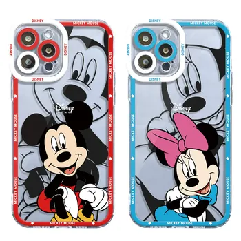 Disney Mielas Mickey Minnie Telefoną Atveju Xiaomi Redmi 8 Pastaba 10T 10A 9T 11T Pro 9 10 Pro 10S 11S 9A 11 Pro 9C Dangtis