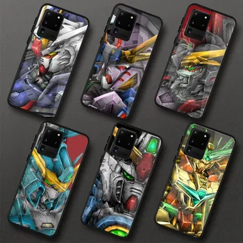 Featured_heroic Gundam Kariai Telefoną Atveju Samung GalaxyS23 S21 S22 Pro Ultra M14A14 A34 A54 A13 A33 A53 Juoda PC Stiklo danga