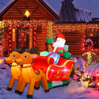 Kalėdų Kieme Dekoro Santa Claus Pripučiami Pelėsių Sodo Puošmena Švenčių dekoravimas decoración hogar Šaliai Dekoro
