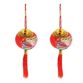 Kinijos Žibintai Raudona Naujųjų Metų Pakabukas Pakabukai Pakabinti Žibintai Dekoro Pavasario Šventė Stiliaus Ornamentu