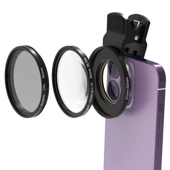 KnightX Telefono Fotoaparato Objektyvas Blakstienos Deimantų Papuošalai Makro Objektyvas Išmanusis telefonas