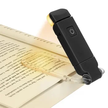 LED Clip-on Knygos Šviesa Naktį Žibintai Įkrovimo Režimas Stalo Lempa Akių Priežiūros USB Vaikų Skaitymo Šviesos Ryškumas Reguliuojamas Patalpų