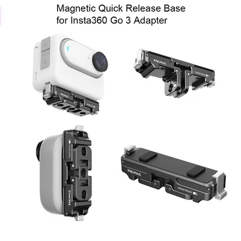 Magnetinio Greito Atleidimo Adapteris tvirtinimo Laikikliai Veiksmų Fotoaparato Aksesuaras Insta360 EITI 3 Nykščio Kamera Tvirtos Konstrukcijos