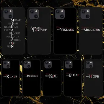 Mikaelson Šeimos Telefono dėklas Skirtas iPhone 11 12 Mini Pro 13 XS Max X 8 7 6s Plius 5 SE XR Shell
