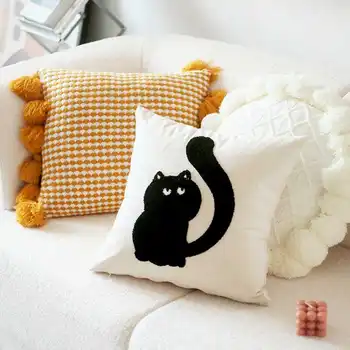 Modernus minimalistinis katė pagalvę Bedhead sofos atlošo pagalvėlė pagalvių užvalkalai Prieinamas kelių spalvų