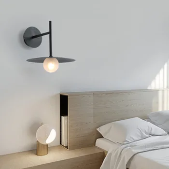 Nordic Dizainas Minimalistinis Miegamasis Naktiniai Sienos Lempos LED G9 Modernus Patalpų Apšvietimas Kambarį Fone Praėjimo Koridorius, Laiptai