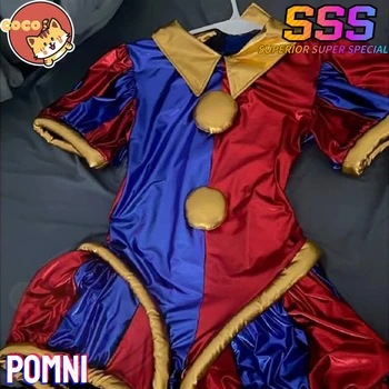Nuostabi Skaitmeninis Cirko Pomni Cosplay Kostiumų Anime Nuostabų Skaitmeninį Cirko Cos Pomni Joker Kostiumas Individualų Kokosų-SSS