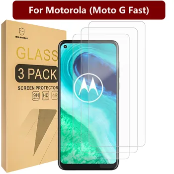 Ponas Shield [3-Pack] Suprojektuoti Motorola (Moto G Greitai) [Grūdintas Stiklas] [Japonija Stiklo su 9H Kietumu] Screen Protector