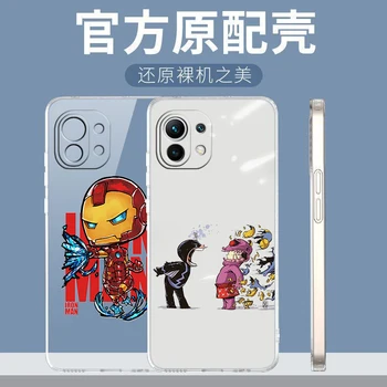 Puikus superherojus Stebuklas Telefoną Atveju Xiaomi Mi 12X 12 11 11T 11i 10T 10 Pro Lite Ultra 5G 9T 8 A3 Skaidrus