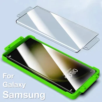 Samsung Galaxy S22 S23 S20 S21 S10 S9 S8 PASTABA 20 10 9 8 Ultra PLUS Sprogimų Screen Protector, Stiklo Apsaugos su