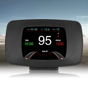 Skaitmeninis Odometras OBD2 GPS P. 13 Head Up Display Protingas Automobilis HUD Skaitiklio Įtampos Apsaugos Signalizacija Vandens Temperatūra Auto Ekranas