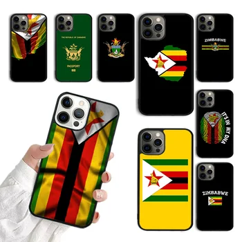 Zimbabvės Vėliava, Telefono dėklas Skirtas iPhone 15 SE2020 13 14 Pro Max 11 12 14 Pro Max XS XR 8 7 Plius 13 12 Mini Padengti coque Fundas Shell