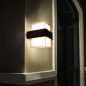 Šiuolaikinio vidaus/Lauko Sienos Sconce 19/18W LED Apšvietimas Korozijai atsparaus Apdaila Nr. Lemputę Reikia IP65 Vandeniui